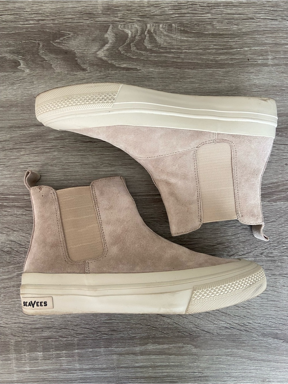SeaVees Suede Chelsea Sneaker Booties
